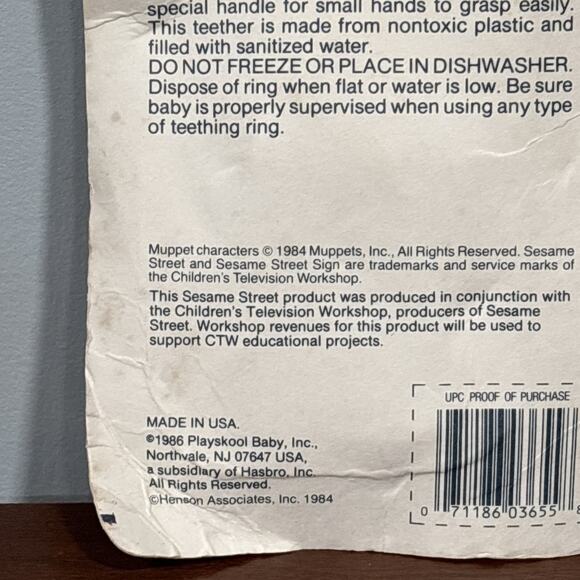 Sesame Street Playskool Baby Teether Teethe’n Play Cookie Monster Ernie Big Bird - Picture 6 of 9